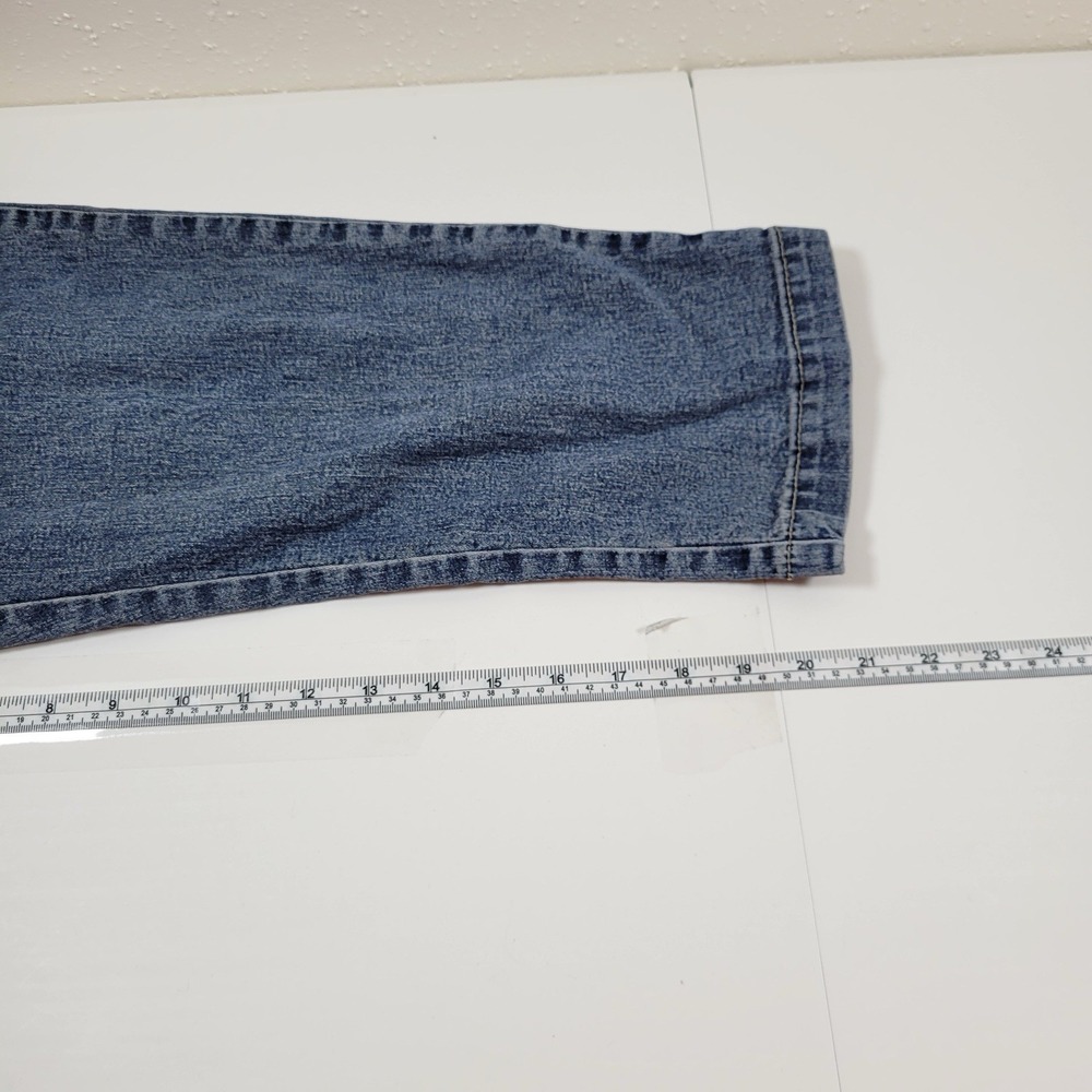Levi's Women's Capri's 515 Noveau Blue Denim Size 16 - Picture 4 of 9